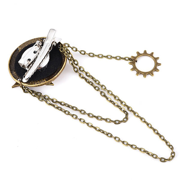 Percival Steampunk Brooch/Hair Pin