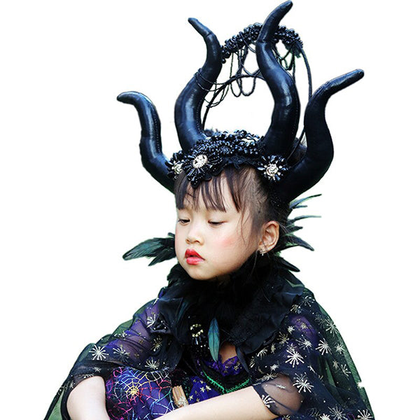 Locasta Double Horn Headdress