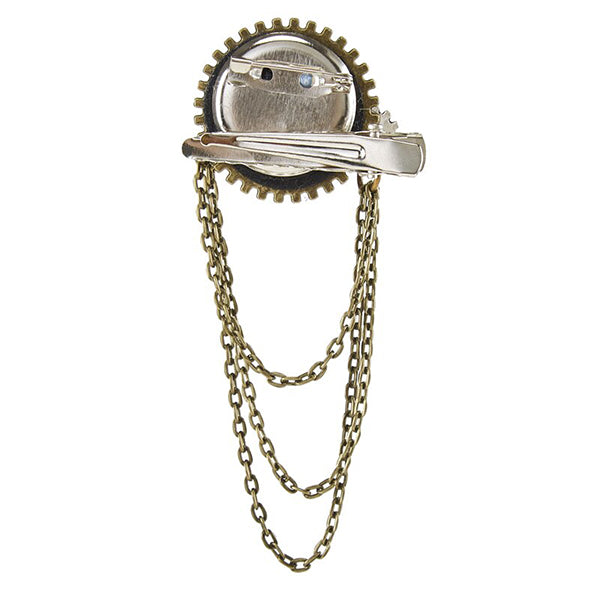 Rose Chain Hair Clip Brooch