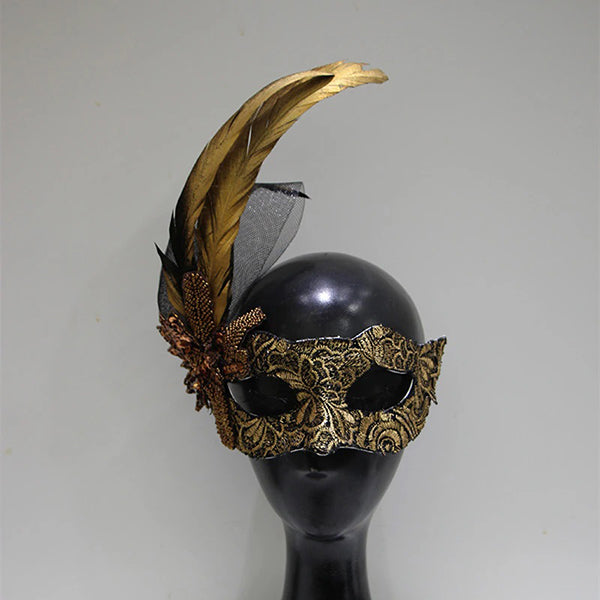 Gothic Feather Mask