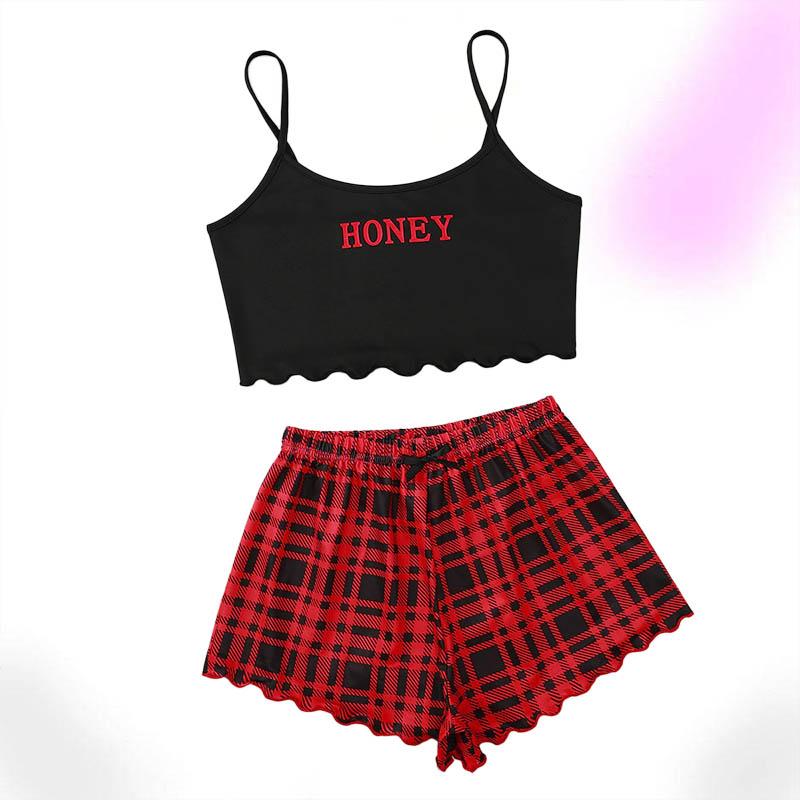 Honey Plaid Gothic Loungewear