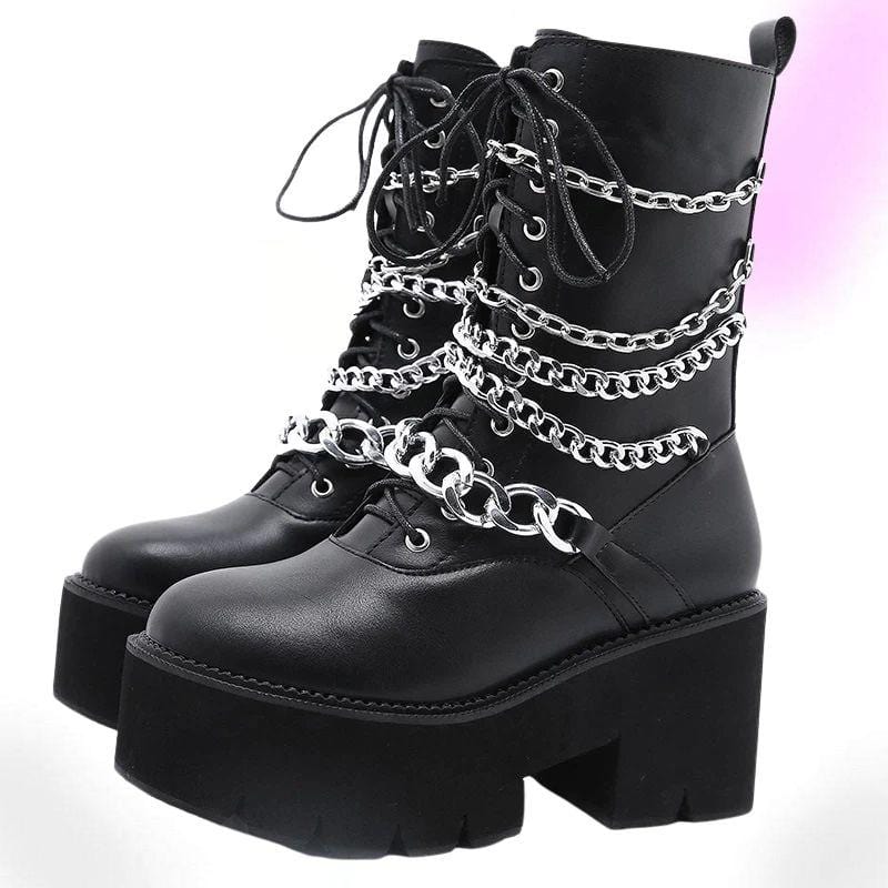 Riff Chunky Platform Boots