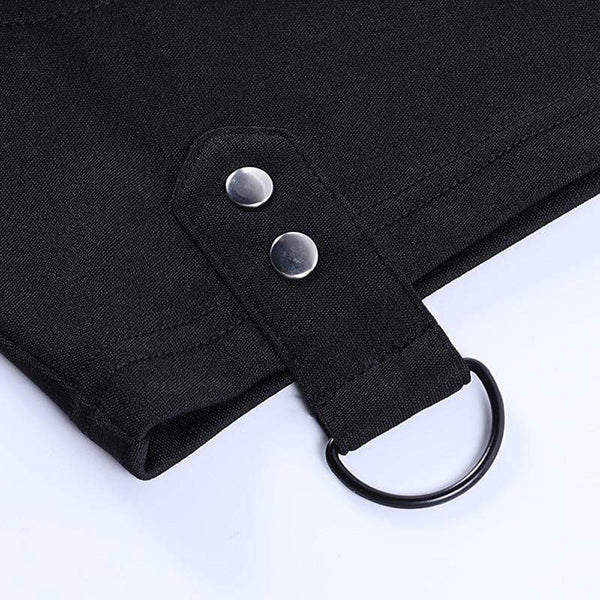 Punk Chain Bustier Crop Top