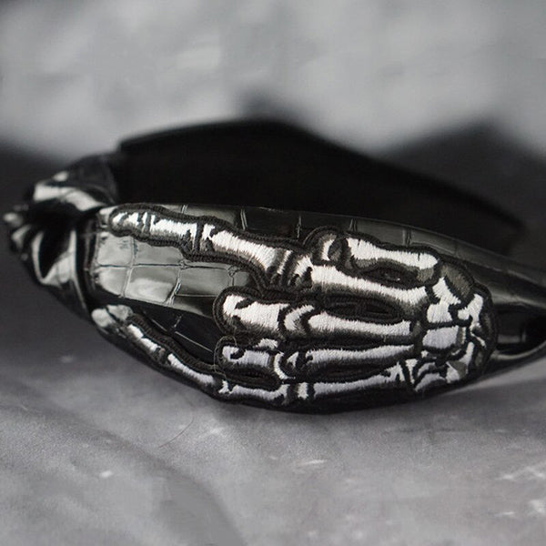 Judy Leather Bowknot Headband