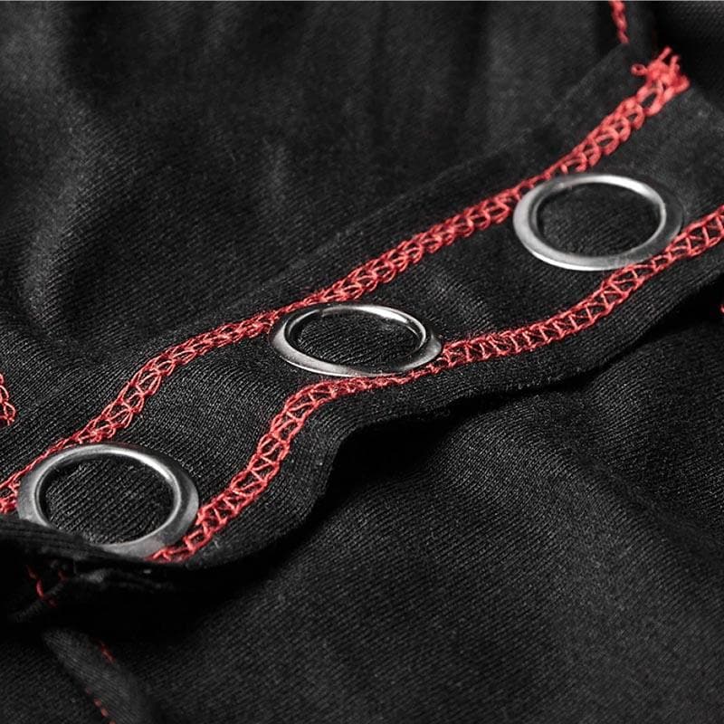 Rebel Punk Knit Mesh Shirt