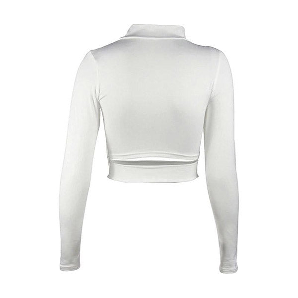 Autumn Cleavage Crop Top