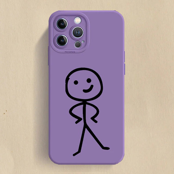 Comic Stickman Phone Case