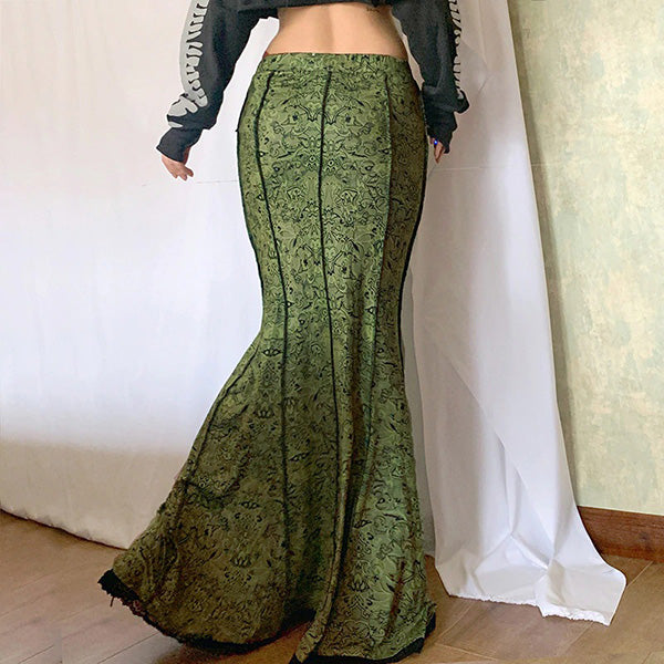 Fairycore Grunge Mermaid Skirt