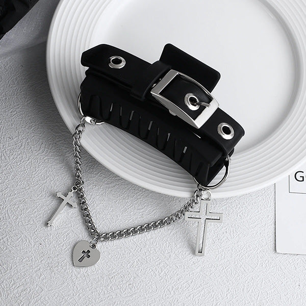 Punk Belt Hair Claw Clip