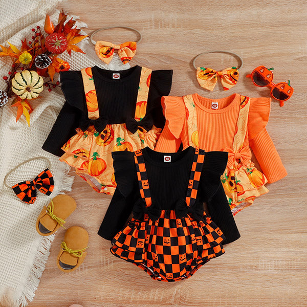 Bootiful Halloween Baby Romper