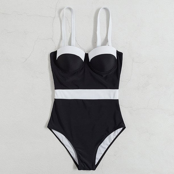 Becka Color Block Swimsuit