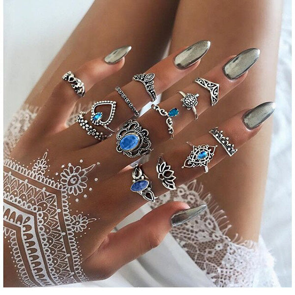 Bohemia Vintage Style Ring Sets