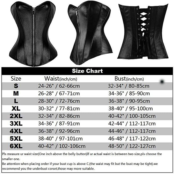 Gothic/Steampunk Steel Boned Waist Trainer Corset 9