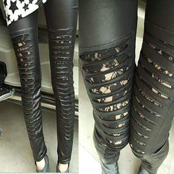 Sheer Genius Embellished Leggings