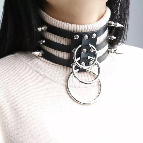 Nightfall Leather Choker