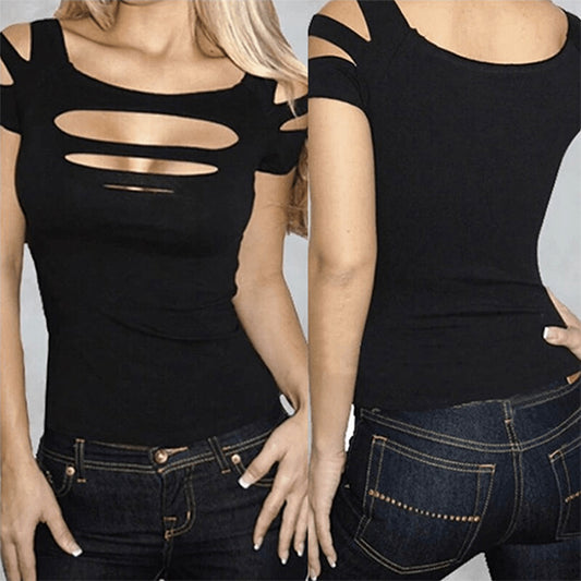 Perfectly Slashed Gothic Tee