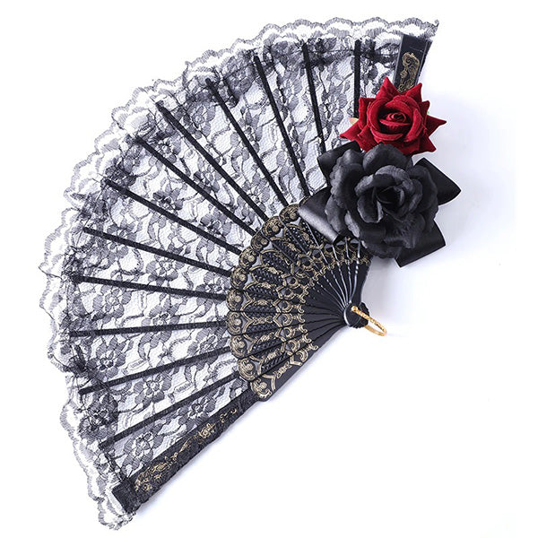 Lolita Black Hand Fan