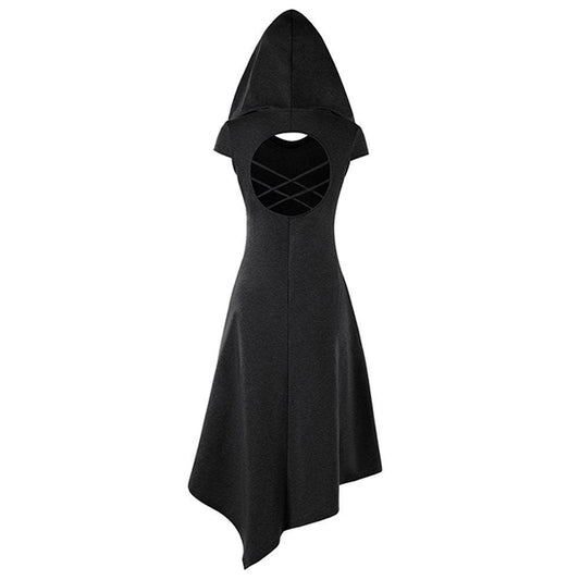 Asymmetrical Sleeveless Hoodie