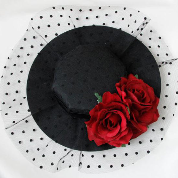 Sassy Gothic Vintage Hat