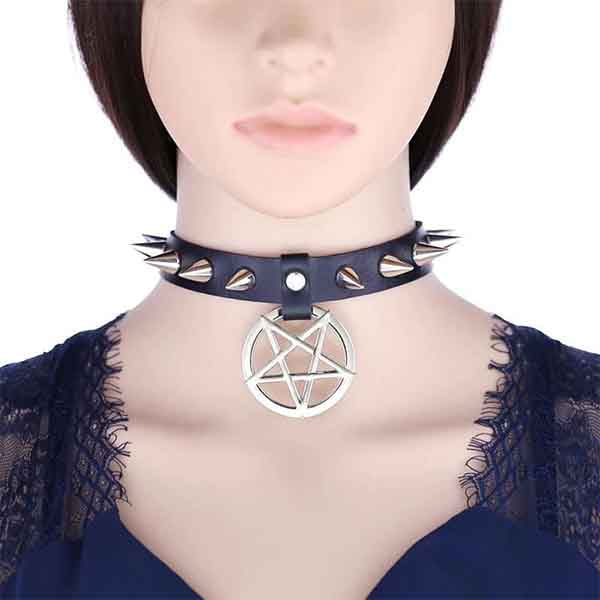 Pentagram Bondage Necklace