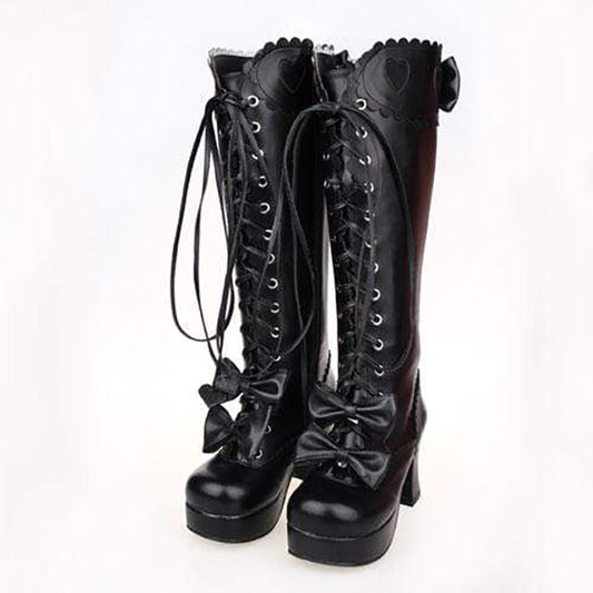 Lolita Bowtie Boots