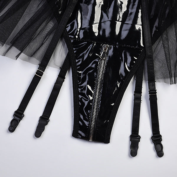 Daeva Leather Bodysuit