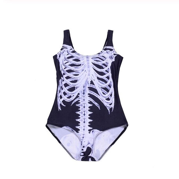 Dark Skeleton Swimsuit