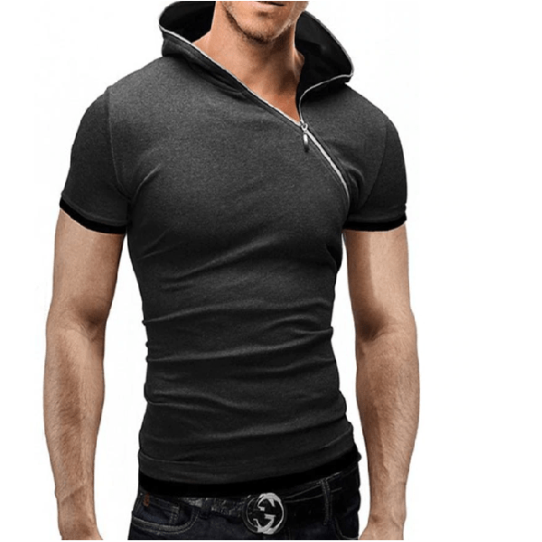 Oblique Zipper Shirt