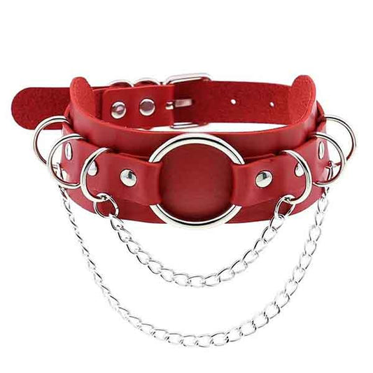 Lawbreaker Punk Leather Choker