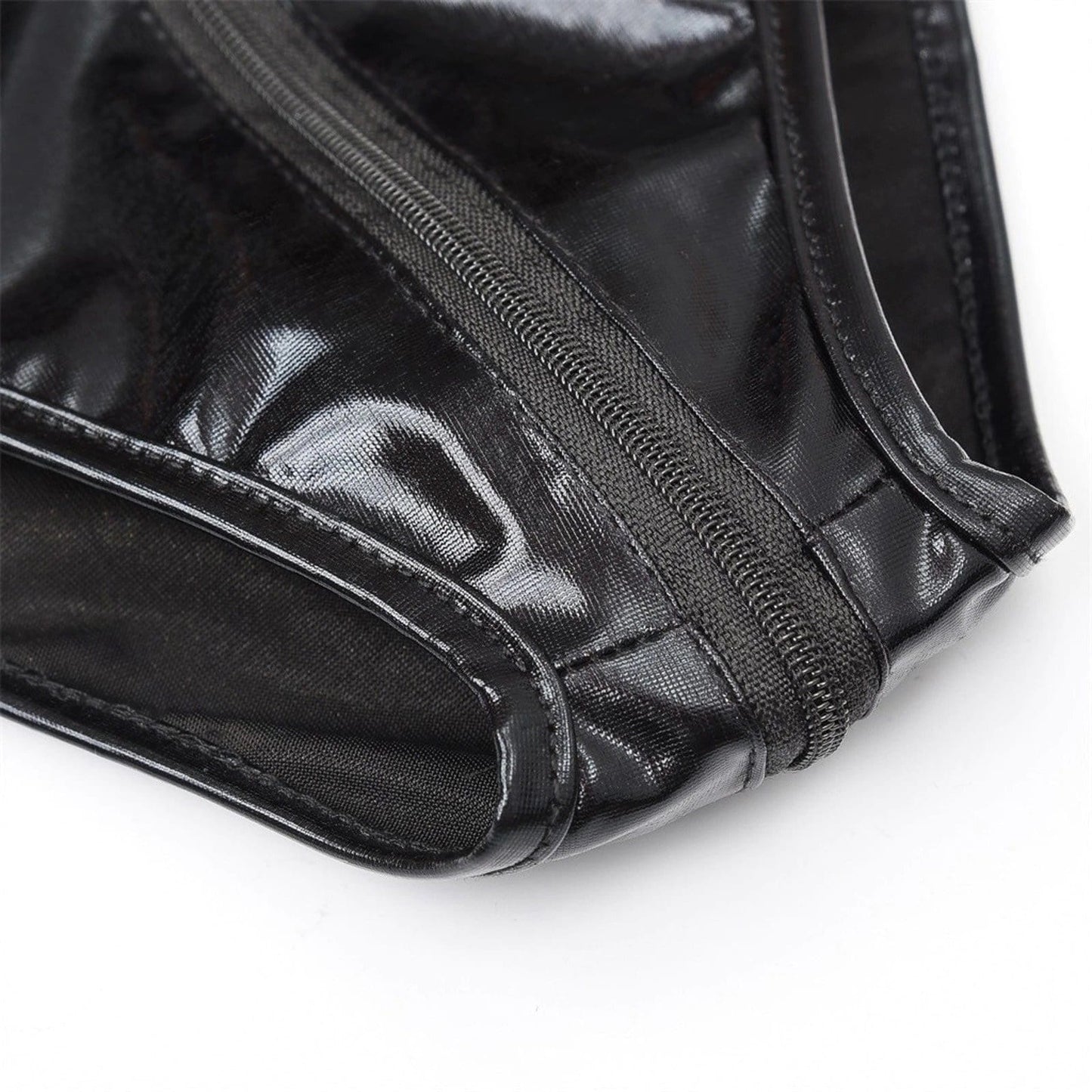 Fire Of Love Leather Bodysuit