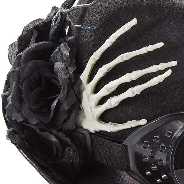 Devon Steampunk Black Hat with Goggles