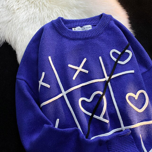 Tic Tac Toe Knitted Sweater