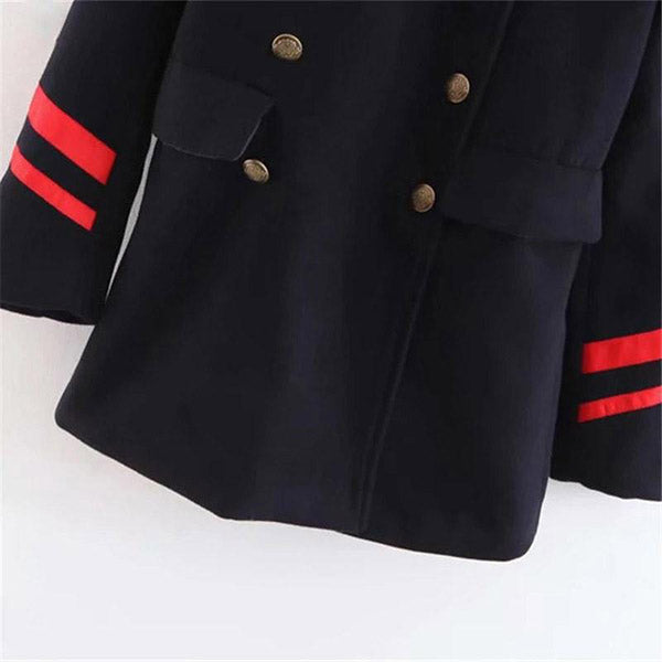 Female Milita Fashion Coat