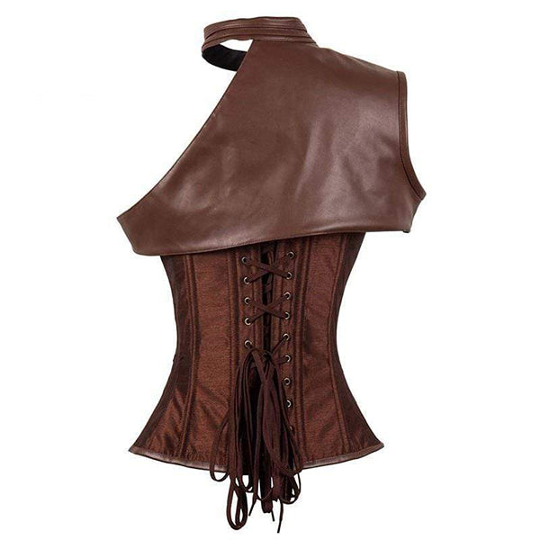 Black Armor Steampunk Corset