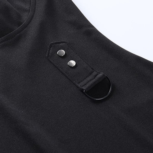 Death Chain Gothic Mini Dress