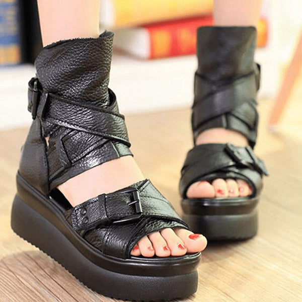 Fearless Leather Sandals