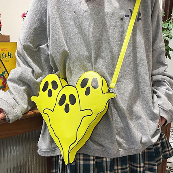 Triple Ghost Crossbody Bag