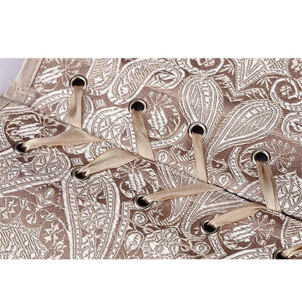 Scarlet Paisley Overbust Corset