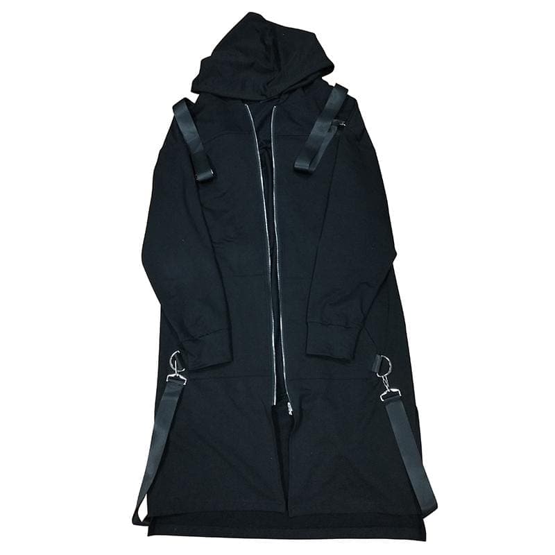 Blackout Streetwear Trench Coat