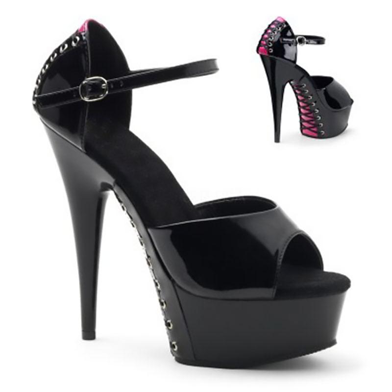 Gothic High Cross Sandals