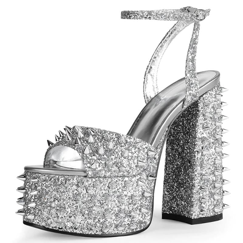 Hell's Thorns Platform Sandals