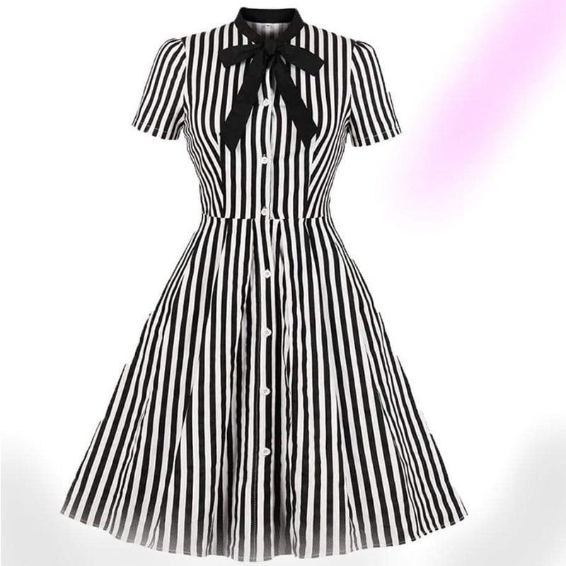 Asher Vintage Stripe Dress
