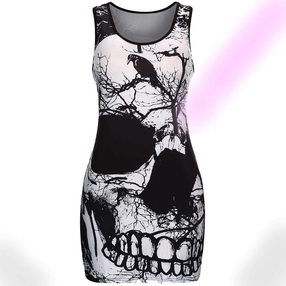Raven Skull Vintage Dress