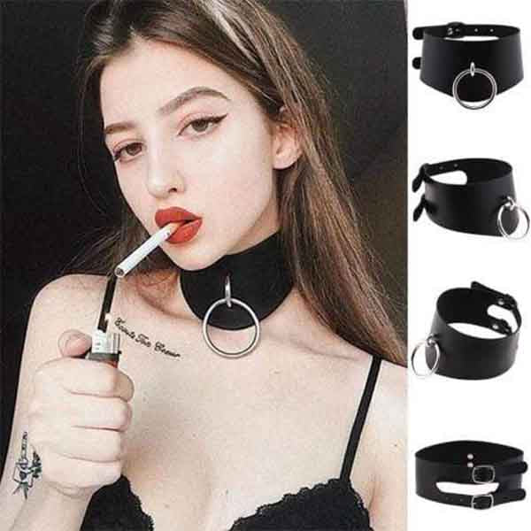 Gothic Harajuku Leather Choker