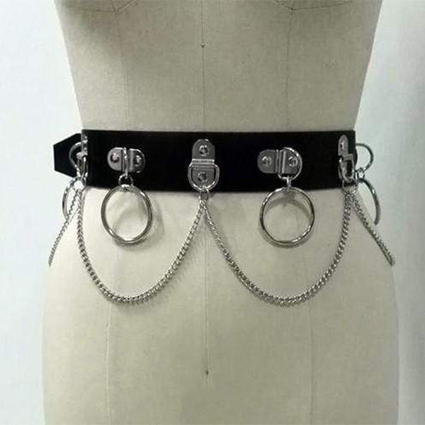 Hot Mess Body Chain Harness & Belt Set