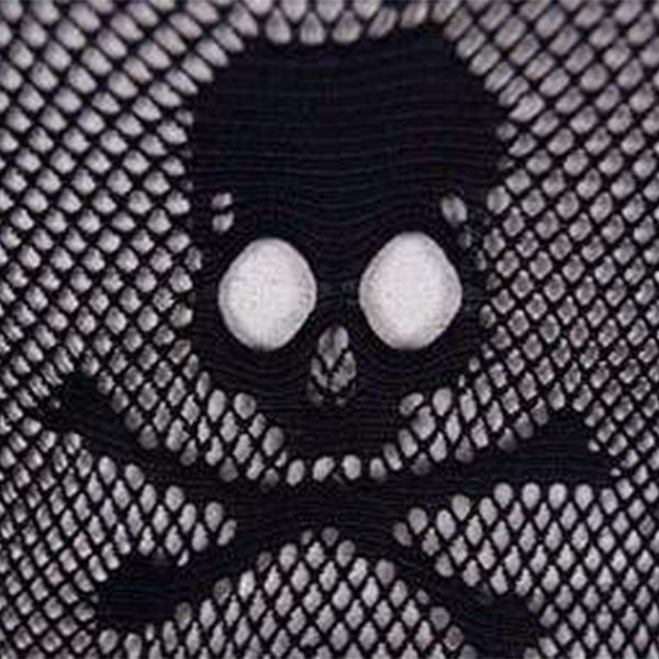Skull Head Mesh Gothic Top