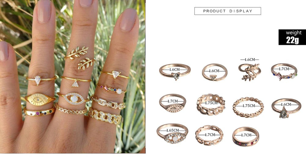 Superstitious Bohemian Ring Sets