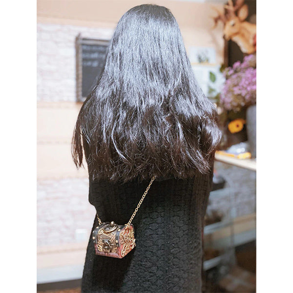 Wooden Treasure Box Mini Bag
