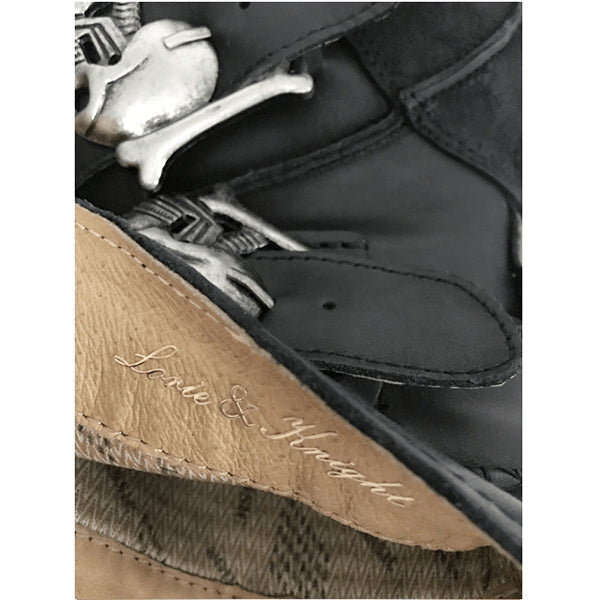 Skull Punk Motorcycle Boots