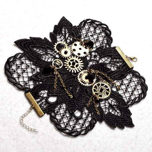 Steampunk Gears Wrist Cuff